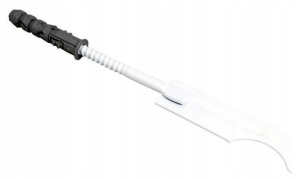 WIESZAK GRZEJNIKOWY SZABELKA BIAŁY UCHWYT 180mm