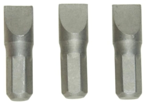 KOŃCÓWKI PŁASKIE SL4 x 0,6 x 25mm 3szt BITY BIT
