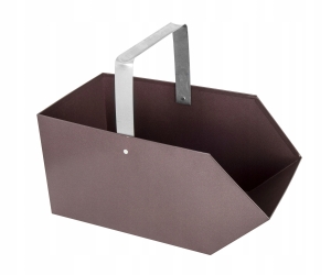 WĘGLARKA POJEMNIK NA WĘGIEL POPIÓŁ DREWNO BRĄZ