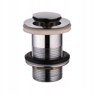 KOREK KLIK KLAK OKRĄGŁY BEZ PRZELEWU DO UMYWALKI