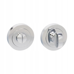 SZYLD ROZETA DO KLAMEK KRÓTKI OKRĄGŁY POKRĘTŁO WC