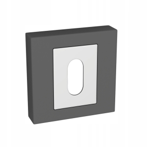 SZYLD DO KLAMEK KRÓTKI KWADRAT KLUCZ GRAFIT CHROM