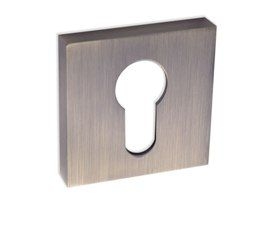 SZYLD DO KLAMEK KRÓTKI KWADRATOWY WKŁADKA PATYNA