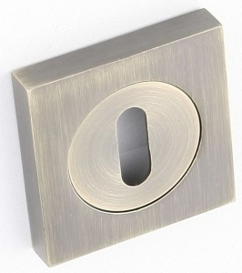 SZYLD DO KLAMEK KRÓTKI KWADRATOWY KLUCZ PATYNA