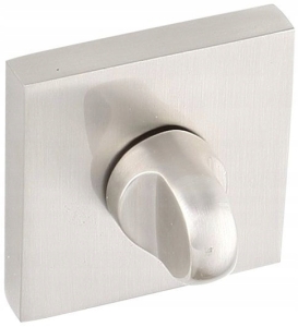 SZYLD ROZETA DO KLAMEK KRÓTKI KWADRATOWY WC SATYNA