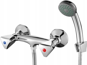 NORM BATERIA PRYSZNICOWA ŚCIENNA Z ZEST. NATRYSK.