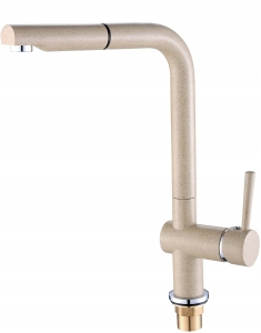 LUNA BATERIA STOJĄCA Z WYCIĄG. WYLEWKĄ L, BEŻOWA