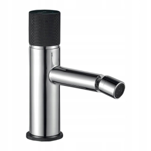 BATERIA BIDETOWA STOJĄCA Z KORKIEM, CZARNY/SREBRNY