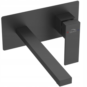 KVADRATO BATERIA UMYWALKOWA PODTYNKOWA, CZARNY