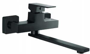 KVADRATO BATERIA ZLEWOZMYWAKOWA ŚCIENNA, CZARNY