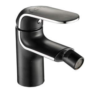 ZORITA BATERIA BIDETOWA STOJĄCA Z KORKIEM, CZARNY