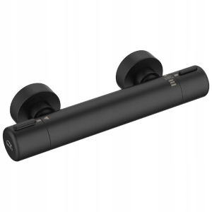 PRETTO BATERIA NATRYSKOWA TERMOSTATYCZNA, CZARNY