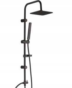 ARES KOLUMNA NATRYSKOWA PRYSZNIC ŁAZIENKA CZARNA