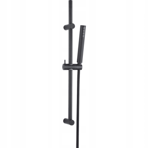 PRETTO ZESTAW NATRYSKOWY PRYSZNIC NA DRĄŻKU CZARNY