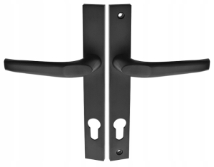 MAGNAT KLAMKA DO DRZWI SZYLD WKŁADKA 92MM CZARNY