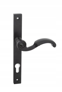 BARON KLAMKA DO DRZWI SZYLD WKŁADKA 90MM CZARNY