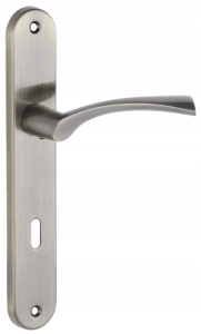 NOA KLAMKA DRZWIOWA DŁUGI SZYLD NA KLUCZ PATYNA