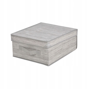 MIAMI PUDEŁKO Z POKRYWKĄ GARDEROBA 28X33X15CM BEŻ