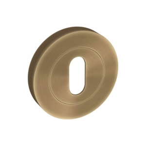 SZYLD DO KLAMEK KRÓTKI OKRĄGŁY KLUCZ PATYNA MAT