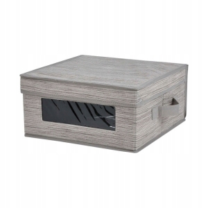 MIAMI PUDEŁKO Z POKRYWKĄ NA OBUWIE 30X30X155CM BEŻ