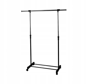 PAULO GARDEROBA RUCHOMA REGULOWANE DRĄŻKI GRAFIT