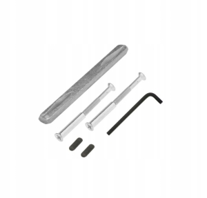 ZESTAW MONTAŻ DO KLAMEK Z TRZPIENIEM 95MM PATYNA
