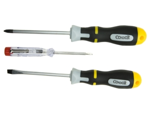 ZESTAW WKRĘTAKÓW ŚRUBOKRĘTÓW CONDOR 3 SZT.