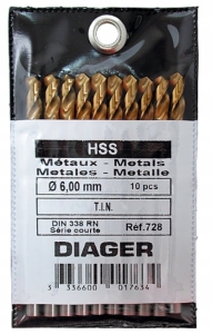 WIERTŁO DO METALU TYTANOWANE: 7,0 X 109 MM