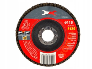 TARCZA ŚCIERNICA LISTKOWA 115 X 22.2 MM P120