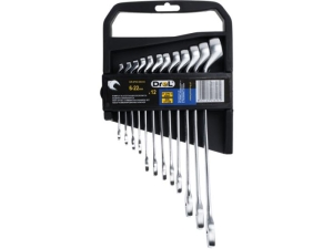 KLUCZE PŁASKO-OCZKOWYCH ODGIĘTYCH 6-22MM 12SZT