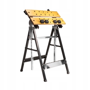 STÓŁ WARSZTATOWY SKŁADANY REGULOWANY KĄT BLATU