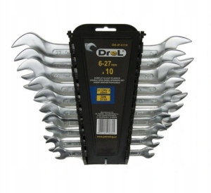 KLUCZE PŁASKIE 6,0-27 MM; 10 SZT.