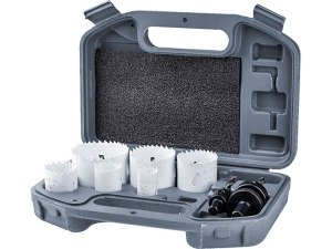 OTWORNICE BIMETALOWYCH 22-64MM ORAZ ADAPTERÓW 8SZT