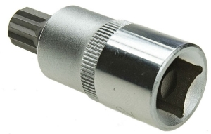 KOŃCÓWKA SPLINE NA NASADCE 1/2' M16 X 55 MM