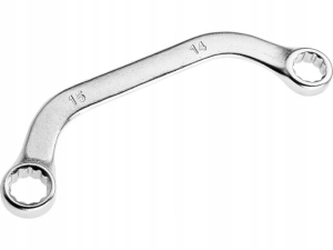 KLUCZ OCZKOWY DWUSTRONNY WYGIĘTY 14 X 15 MM