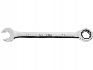 KLUCZ PŁASKO-OCZKOWY Z GRZECHOTKĄ 17 MM 72T