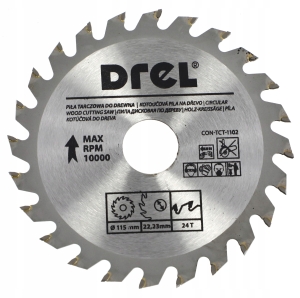 TARCZA DO PILARKI WIDIOWA 115 X 22.2 MM 24T