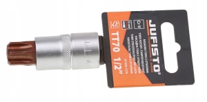 KOŃCÓWKA TORX NA NASADCE 1/2' TT70 X 55 MM