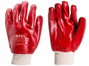 RĘKAWICE POWLEKANE PVC ROZMIAR 10