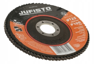 TARCZA ŚCIERNICA LISTKOWA 125 X 22.2 MM P100