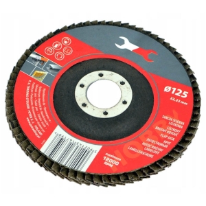 TARCZA ŚCIERNICA LISTKOWA 125 X 22.2 MM P120