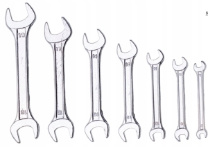 ZESTAW KLUCZY PŁASKICH 6-22 MM DWUSTRONNE 8 SZT.