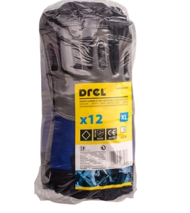 RĘKAWICE ZE SKÓRY SYNTETYCZNEJ ROZMIAR 10 12 PAR