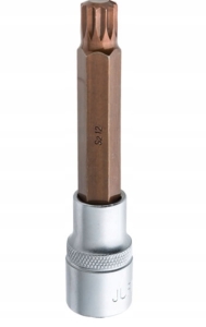 KOŃCÓWKA SPLINE NA NASADCE 1/2' M12 X 100 MM