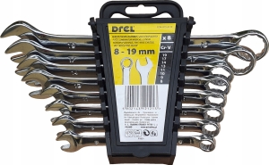 ZESTAW KLUCZY PŁASKO-OCZKOWYCH 8-19 MM 8 SZT.