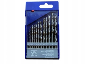 ZESTAW WIERTEŁ DO METALU 1.5-6.5MM SZLIF 13SZT