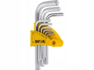 ZESTAW KLUCZY SZEŚCIOKĄTNYCH 1.5-10 MM 9 SZT.