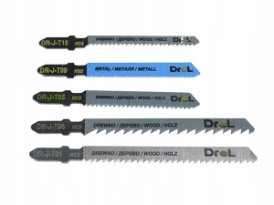 ZESTAW BRZESZCZOTÓW 'T' DO DREWNA METALU PVC 5SZT