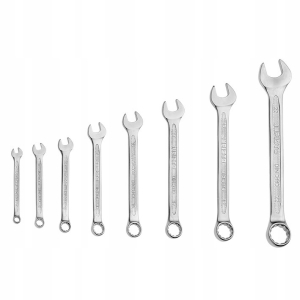 ZESTAW KLUCZY PŁASKO-OCZKOWYCH 6-22 MM 8 SZT.