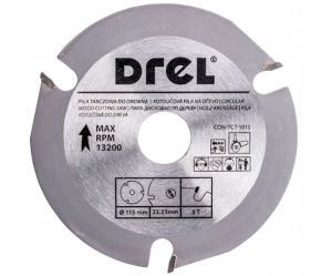 TARCZA DO PILARKI WIDIOWA 115 X 22.2 MM X 3T